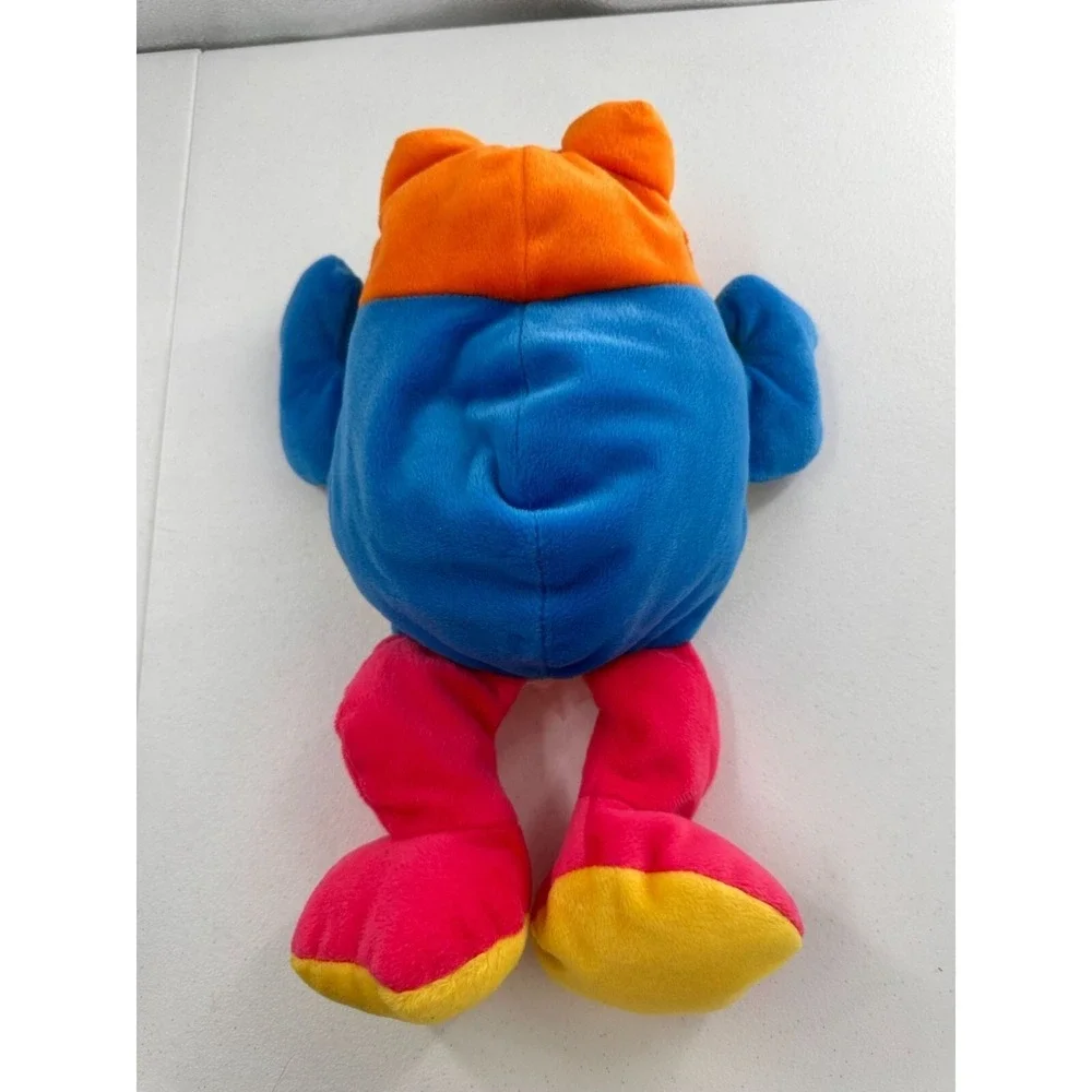Commonwealth Colorful Plush Frog Toy Hook‎ Loop Mouth Bright Multicolor Design